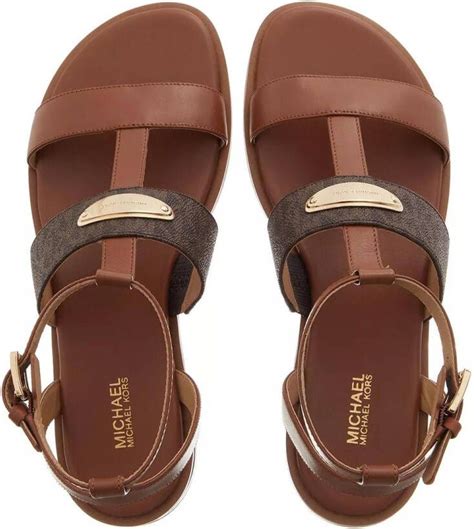 michael kors sandalen bruin